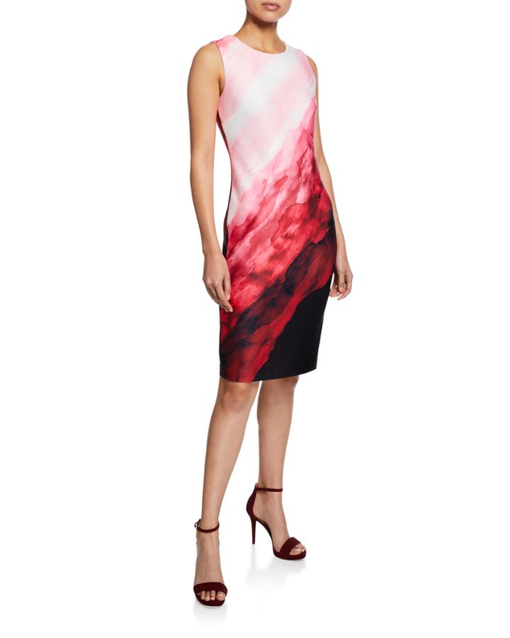 Ombre Watercolor Crepe