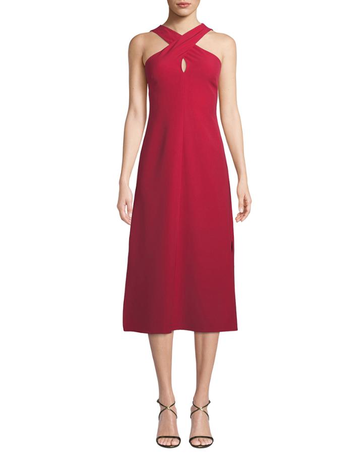 Twisted-neck Halter