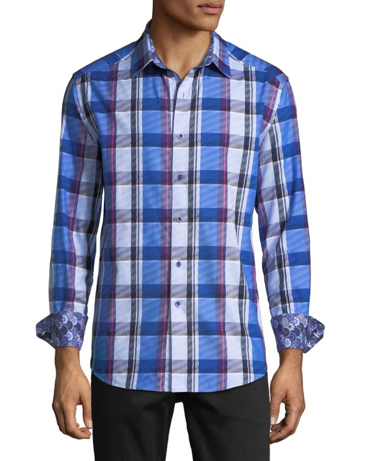 Classic-fit Prevost Plaid