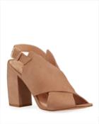 Ida Suede Chunky Heel Slingback