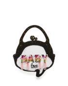 Baby Love Beaded Speech Bubble Bag, Pink