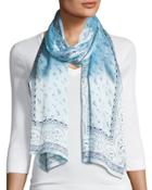 Paisley-print Oblong
