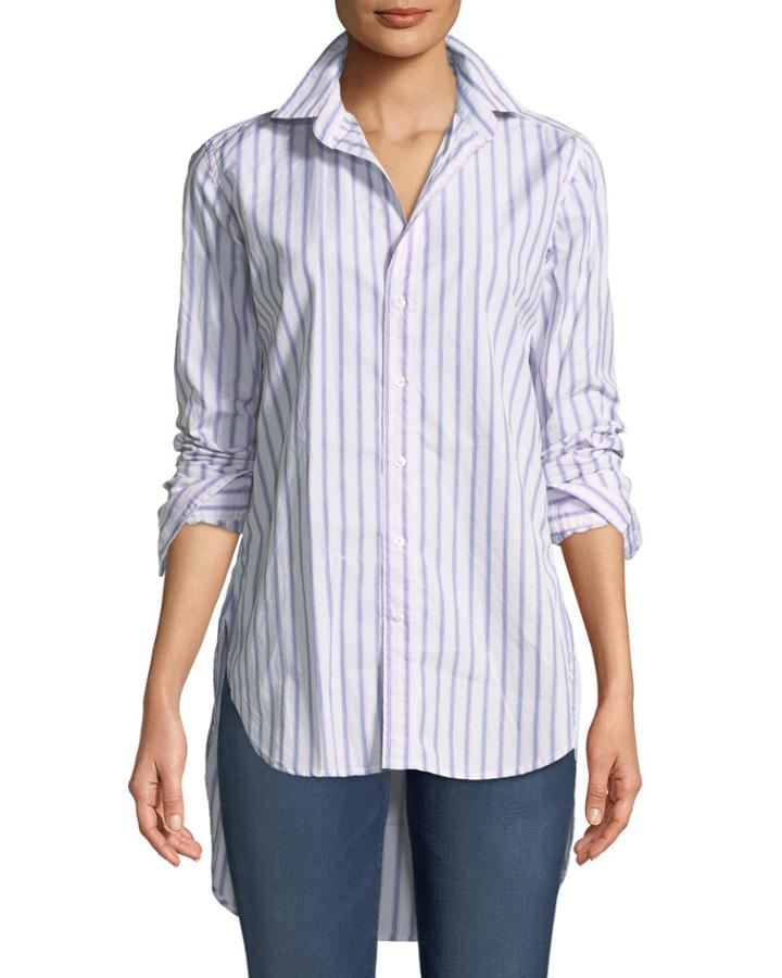 Grayson Striped Long-sleeve Button-down