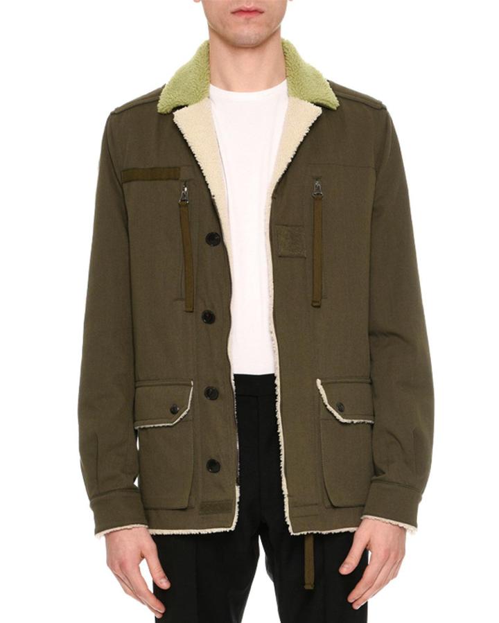 Beauty Is A Birthright Shearling-lined Jacket