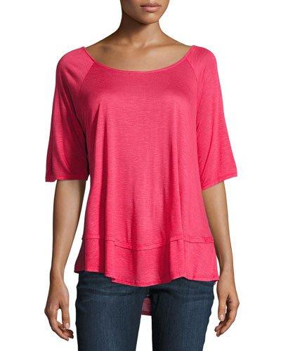 Half-sleeve Oversized Tee