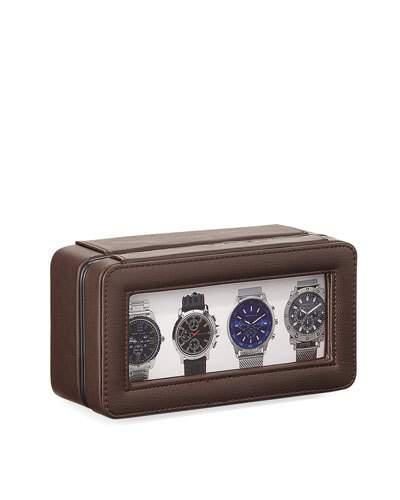 Faux-leather Watch Box