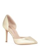 Volley Metallic Leather D'orsay Pumps