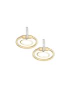 18k Gold Classica Diamond & Mother-of-pearl Oval Earrings