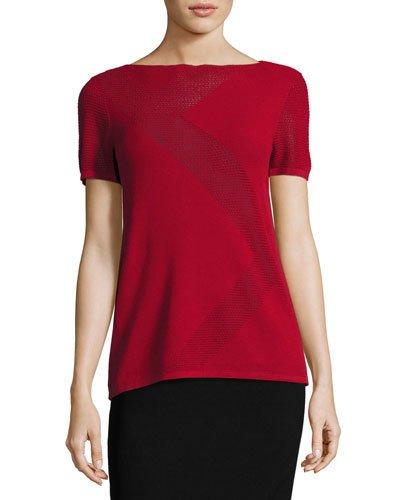 Drop-hem Mesh-stitch