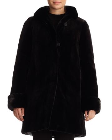 Sheared Let-out Mink Reversible