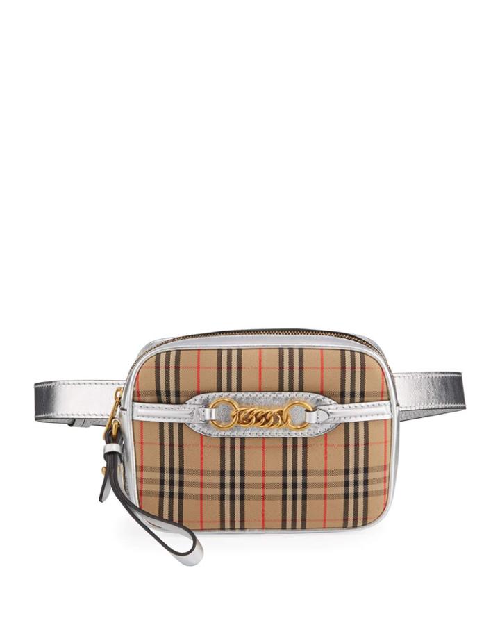 Link Vintage Check Bum Bag