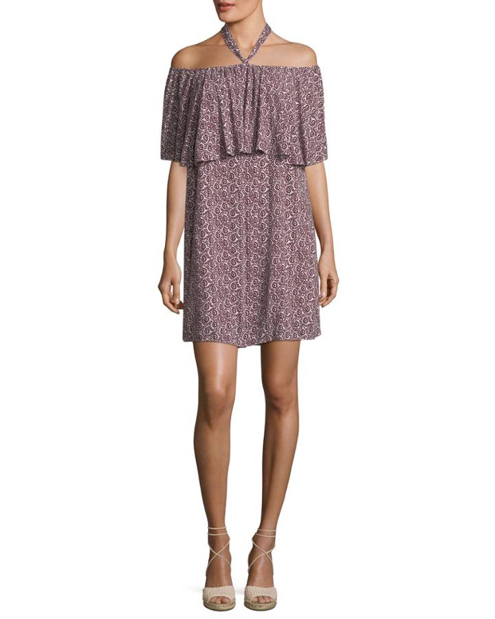 Havasu Rose-printed Halter