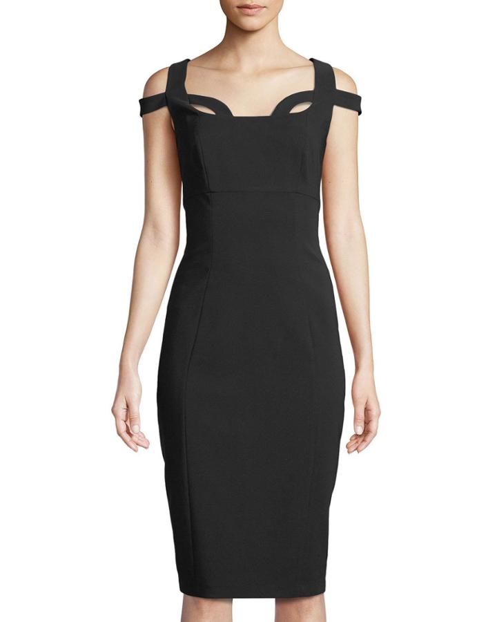 Cold-shoulder Cutout Bodycon Dress