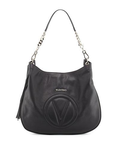 Penny Sauvage Leather Hobo Tote Bag