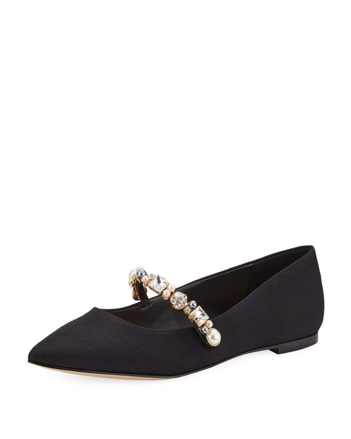 Noel Jeweled Ballet Flats