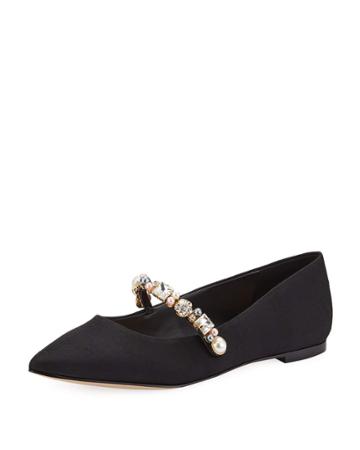 Noel Jeweled Ballet Flats