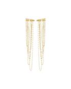 14k Gold Elite Long Draping Earrings