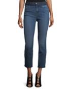 High-rise Straight-leg Cropped Jeans