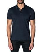 Semi-fitted Floral-revers Pique Polo