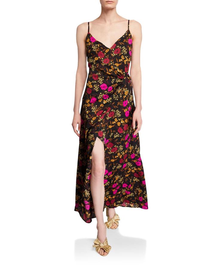 Valentina Floral Faux-wrap