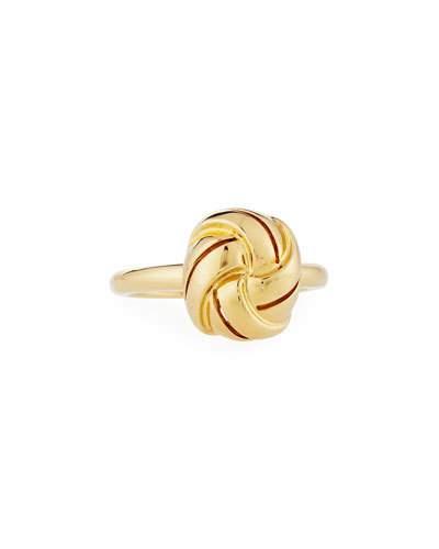 18k Yellow Gold Love Knot Ring,