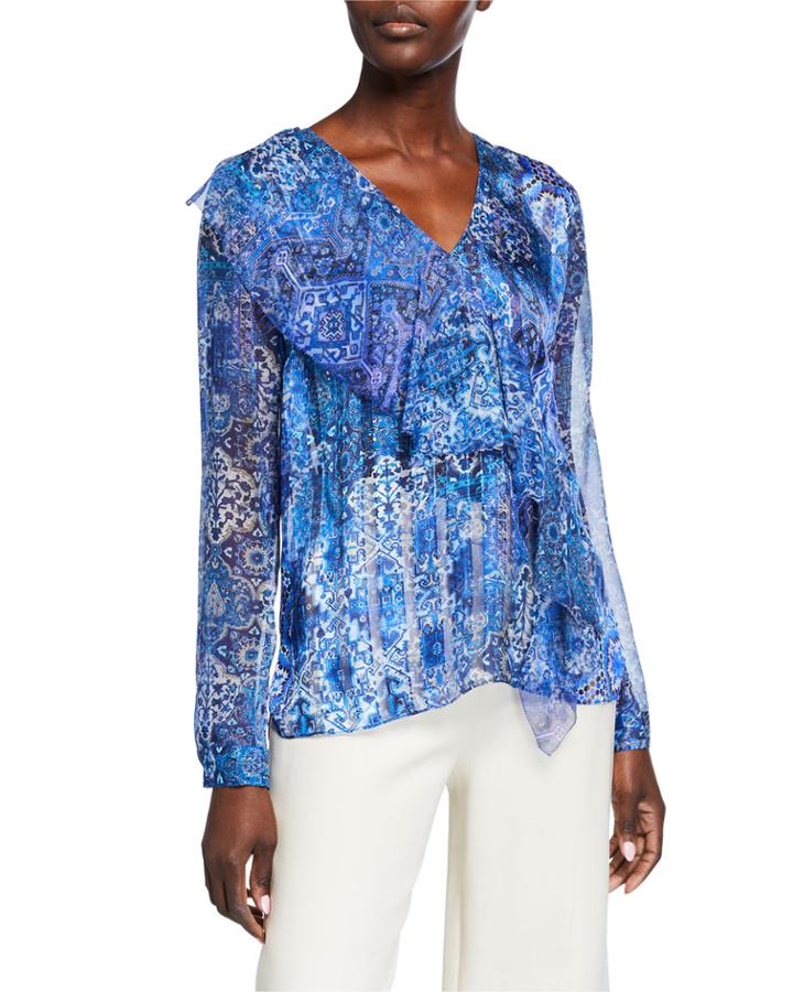 Zona Printed Ruffle