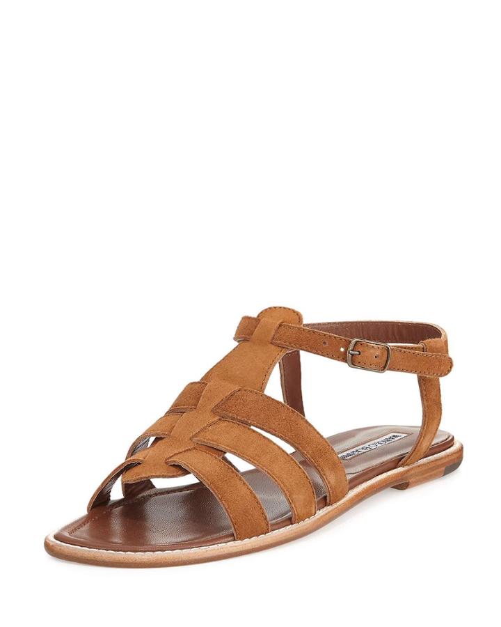 Canale Suede Flat Cage