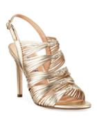 Crest Knotted Metallic Slingback