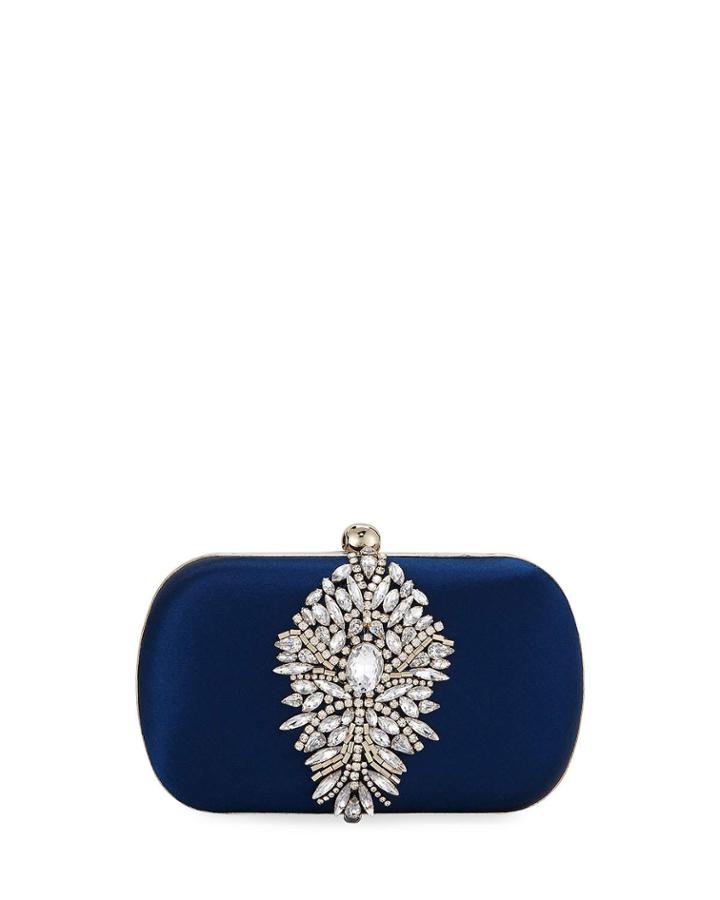 Aurora Ornament Hard Clutch Bag