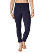Mesh Insert Ruffle Hem Yoga