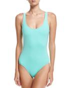 Moda Lattice-back One-piece