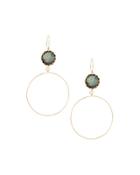 14k Mystiq Rose-cut Dangle Earrings