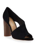 Serleena Suede Cutout Pumps