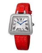 34mm Emma Trapezoid Watch W/ Red