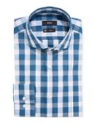 Men's Travel Check Pattern Dress