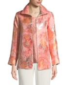 Sitting Pretty Floral Jacquard Jacket,