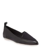 Felicity Leather Asymmetric Ballet Flats