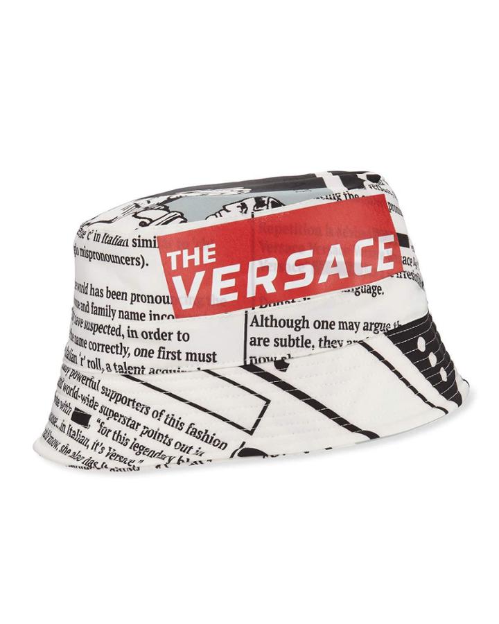 Men's Tabloid-print Bucket Hat