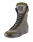X Zayn Suede Boxing High-top Sneaker,