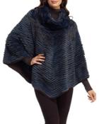 Cashmere-lined Mink Fur Poncho