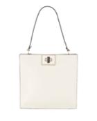 Small Calf Leather Tote Bag
