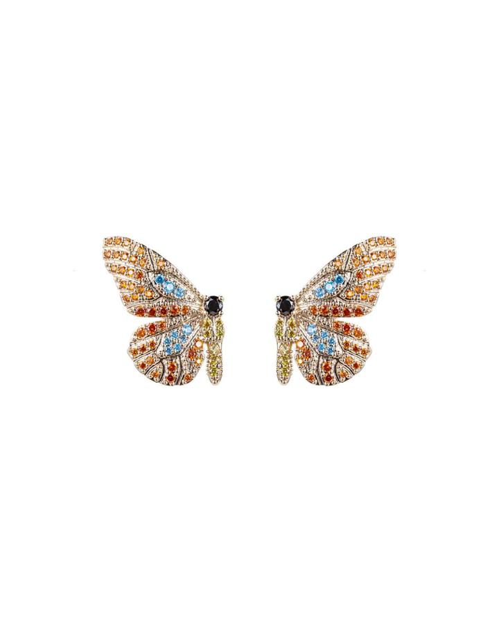 Split Monarch Butterfly Earrings