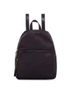 Harper Nylon Tassel Backpack, Black