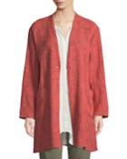 Jordana Melange Boucle Single-button Jacket