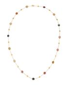 Siviglia 18k Multicolor Sapphire Station Necklace,