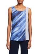 Colorblocked Printed Tank