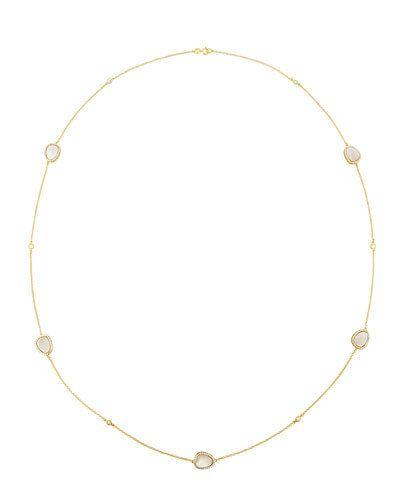 Mother-of-pearl Station Necklace