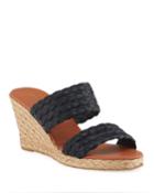 Nolita Raffia Two-band Wedge Espadrilles