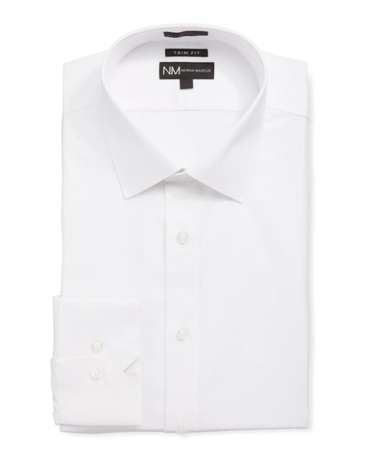 Men's Slim Fit Regular Stretch Solid Dress