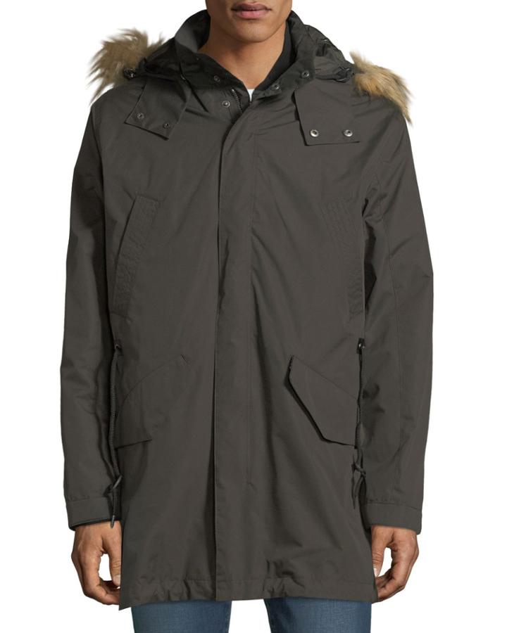 Men's Bibbed Anorak Jacket
